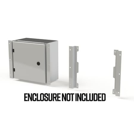 Saginaw Control & Engineering Frame, 1.08 in L x 11.85 in H x 2.43 in W, Steel SCE-ELFM12H